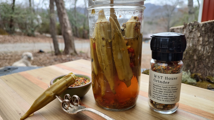 House-Pickled Okra