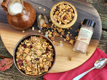 Cranberry Gingerbread Granola
