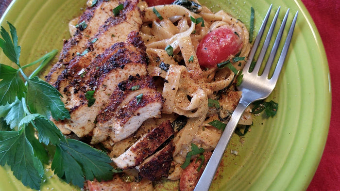 Blackened Chicken Alfredo